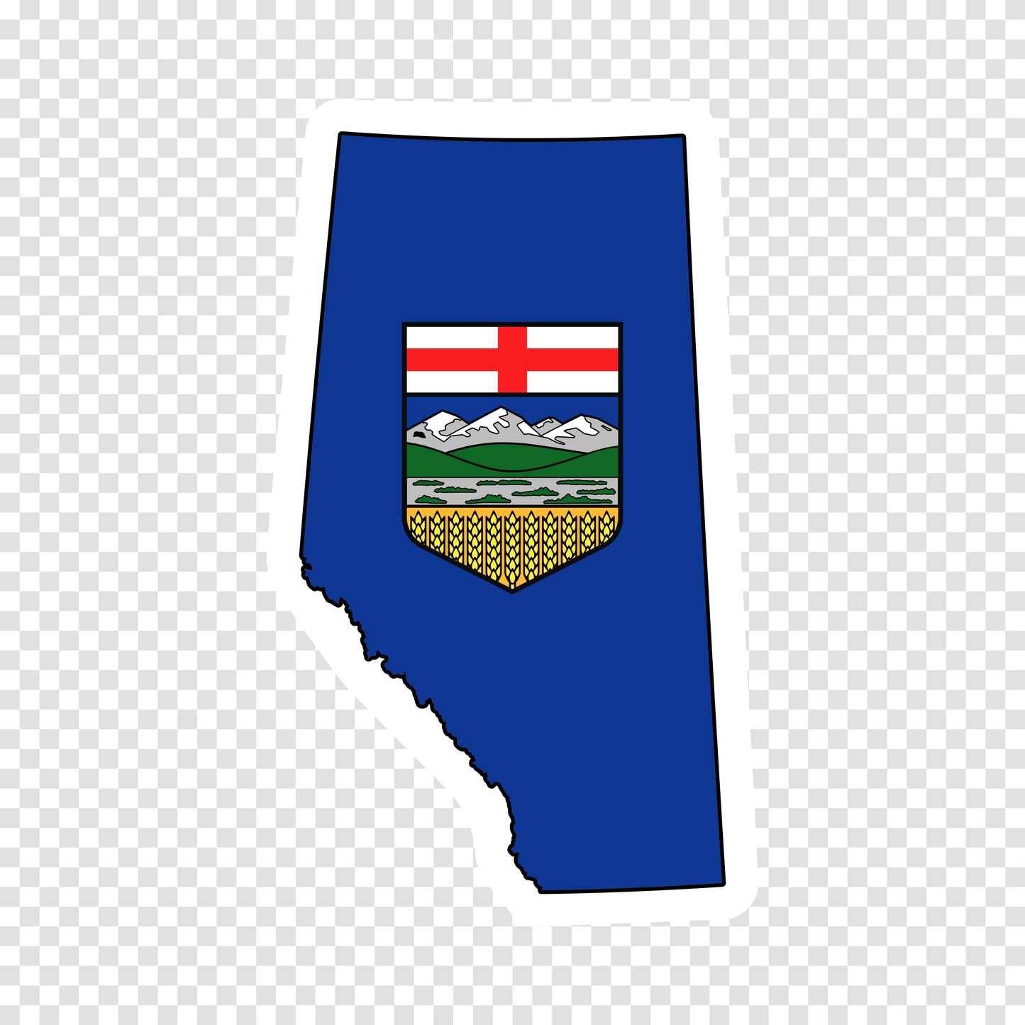 Alberta Outline Sticker