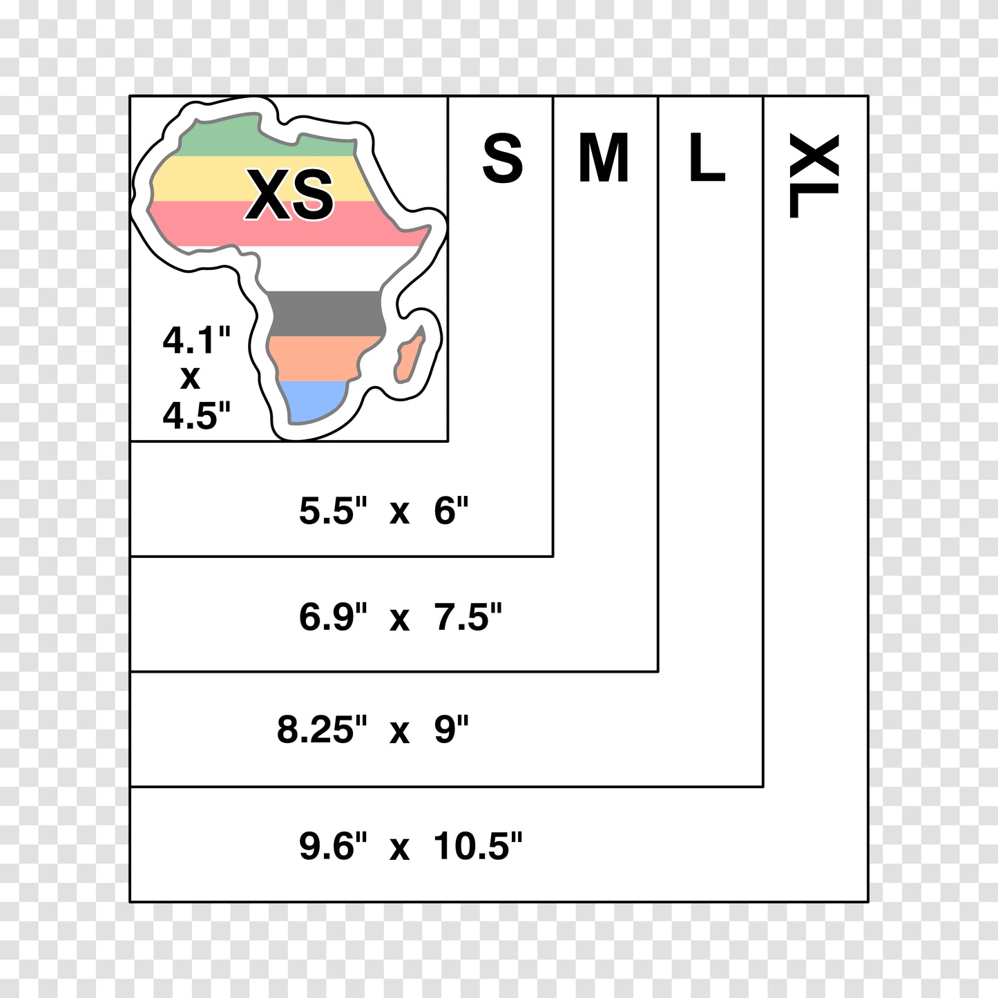 Africa Colors Sticker