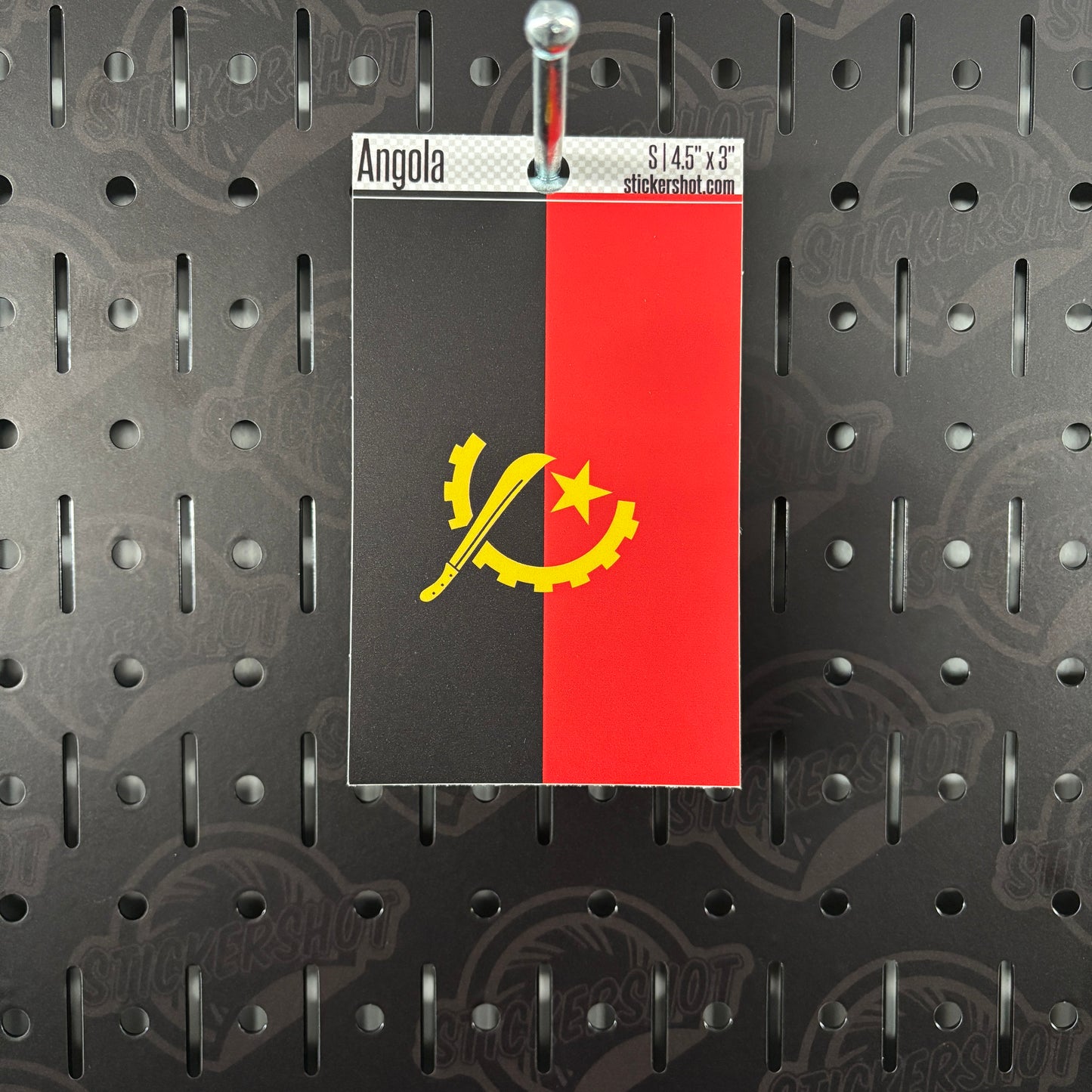 Angola Flag Sticker