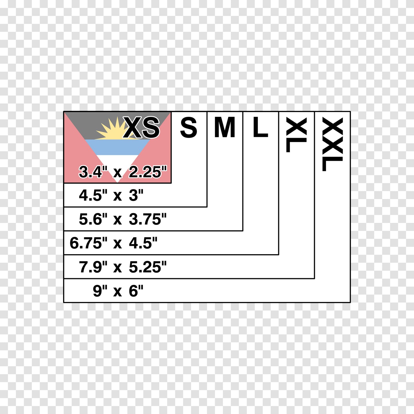 Antigua and Barbuda Flag Sticker