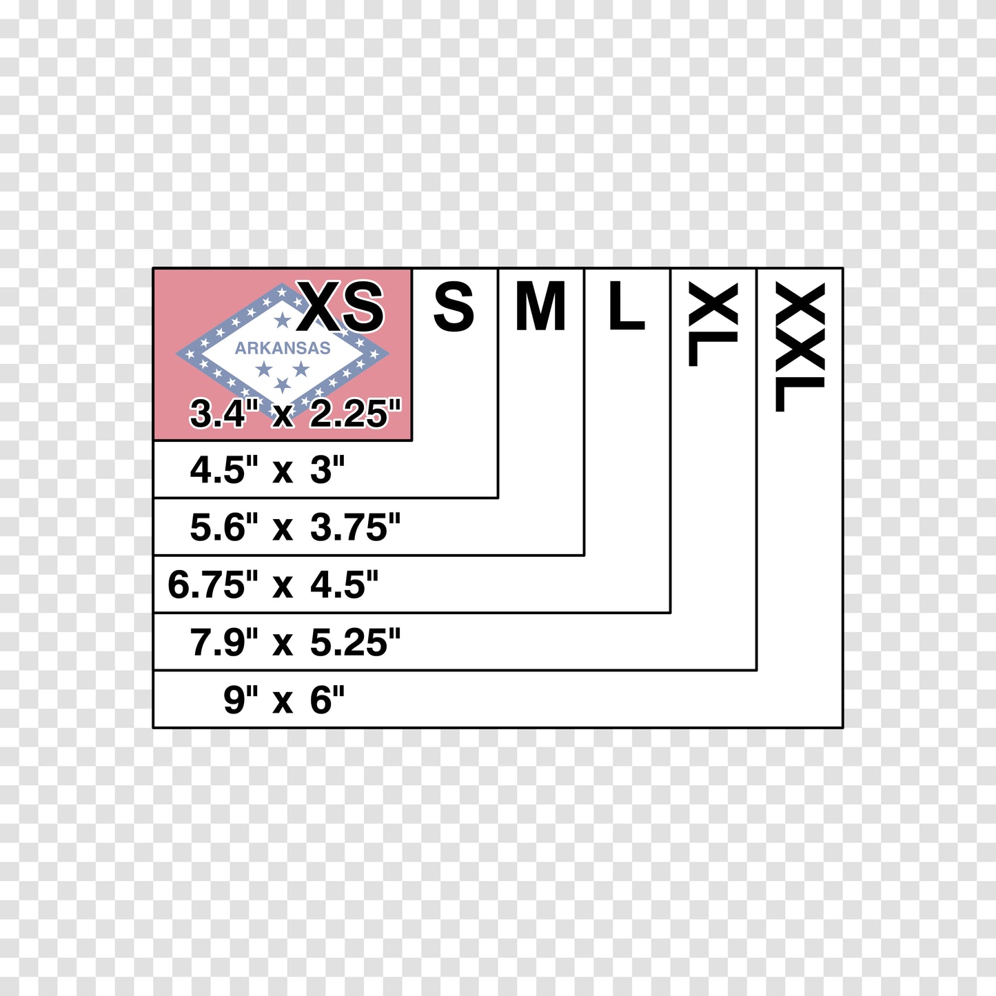 Arkansas State Flag Sticker