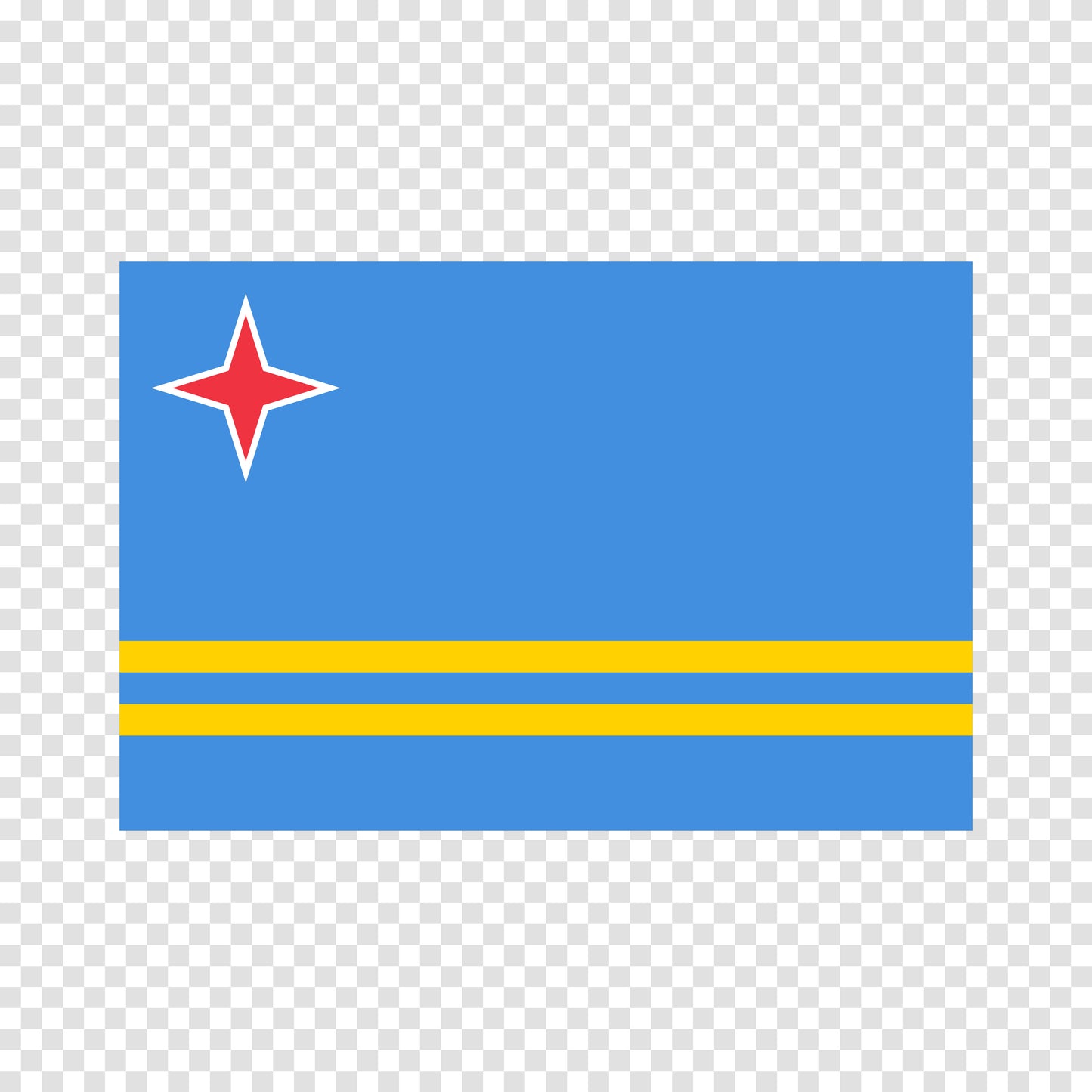 Aruba Flag Sticker