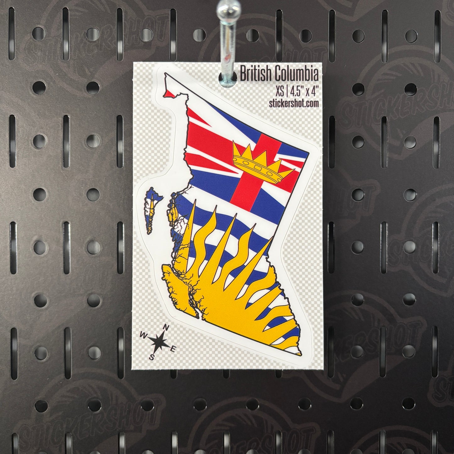 British Columbia Outline Sticker