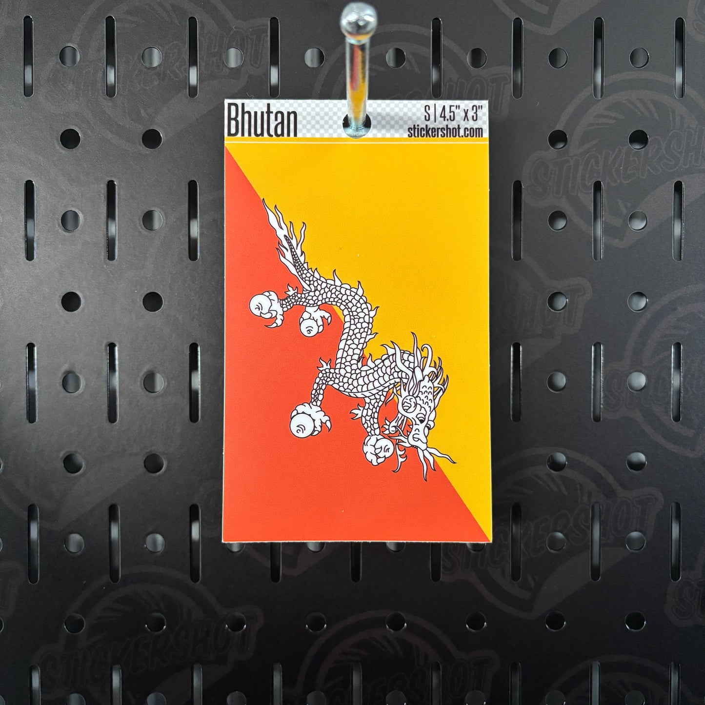 Bhutan Flag Sticker