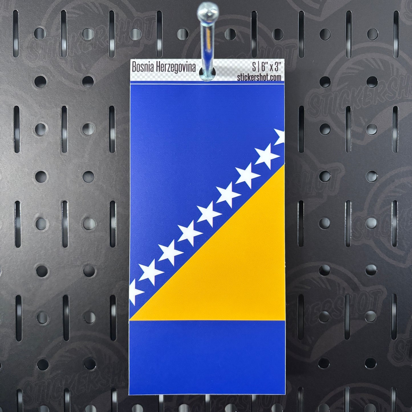 Bosnia Herzegovina Flag Sticker