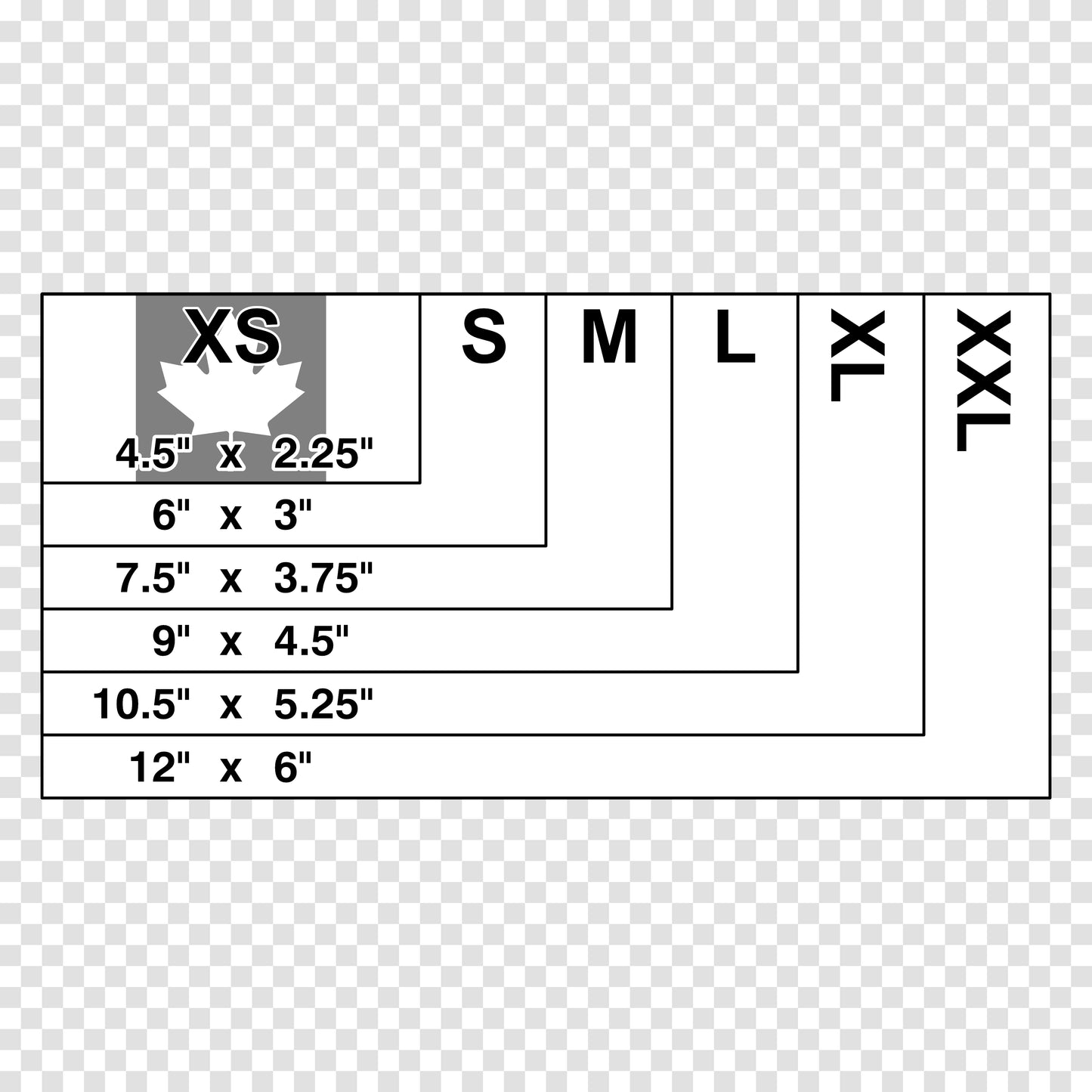 Canada Black, reversed