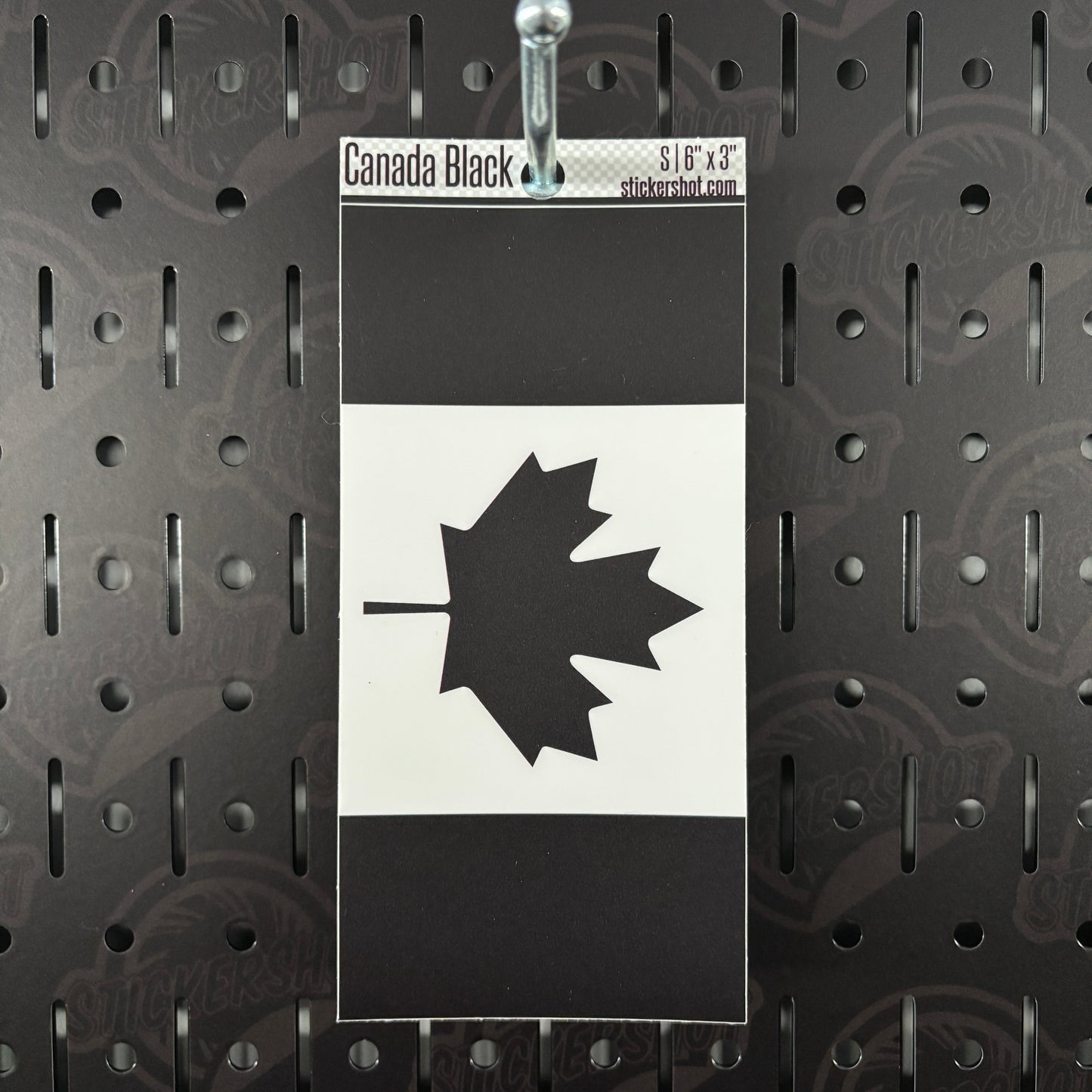 Canada Black Flag Sticker