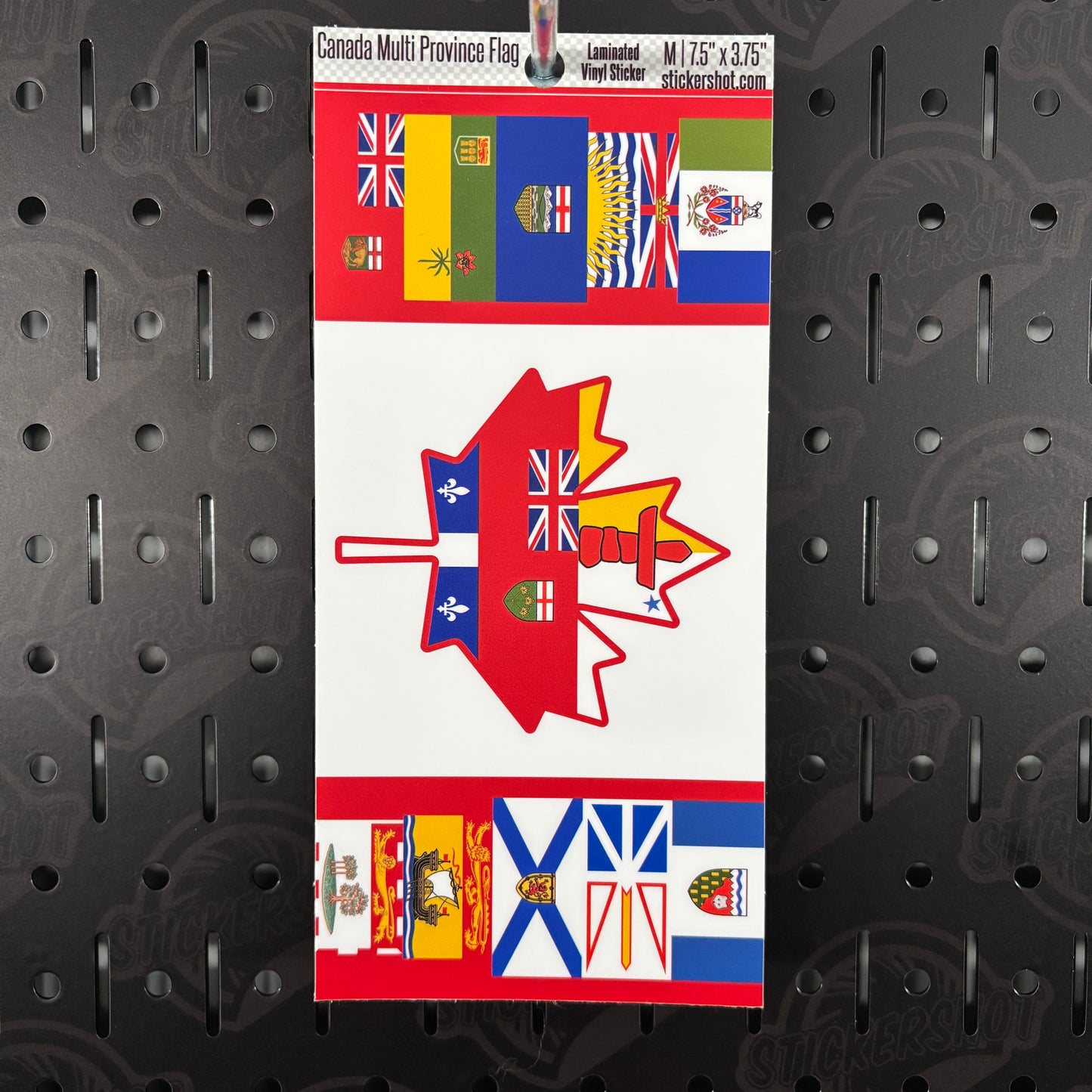 Canada Multi Province Flag Sticker