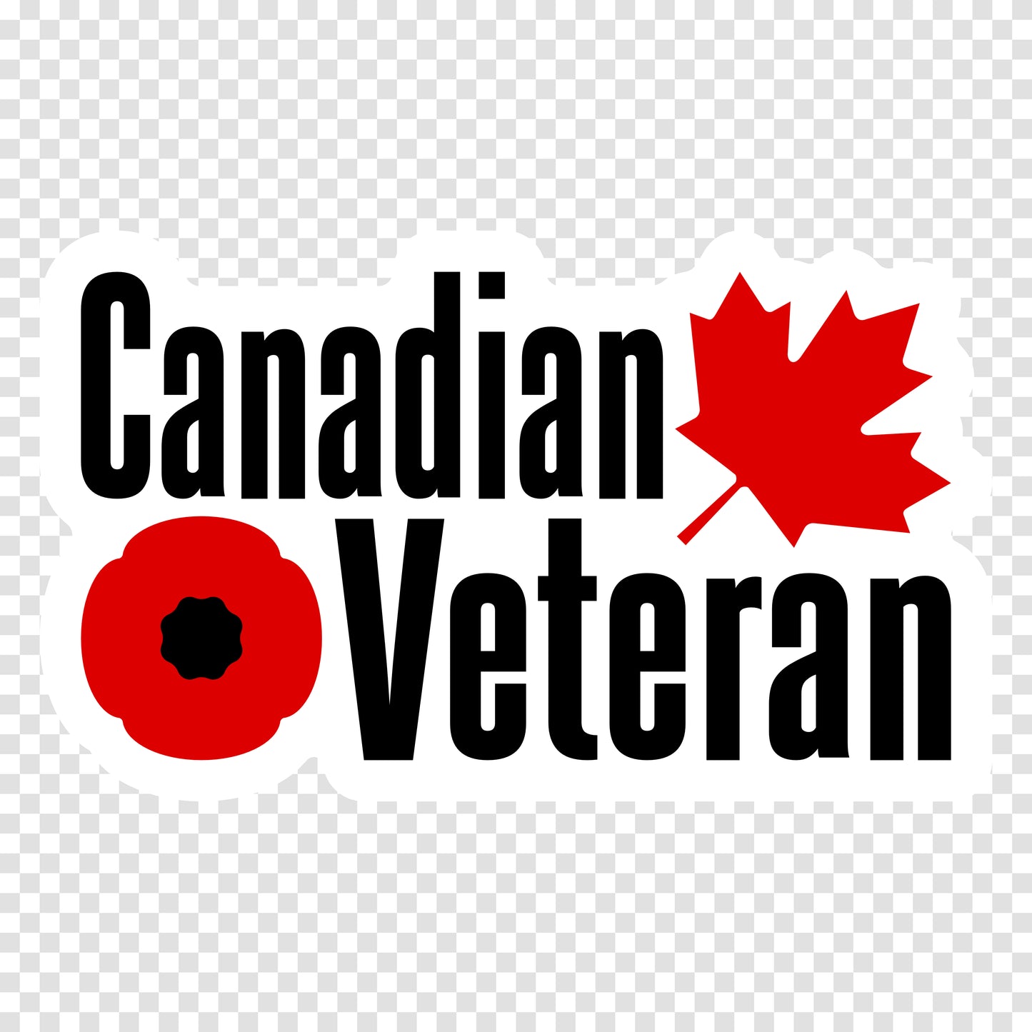 Canadian Veteran Sticker