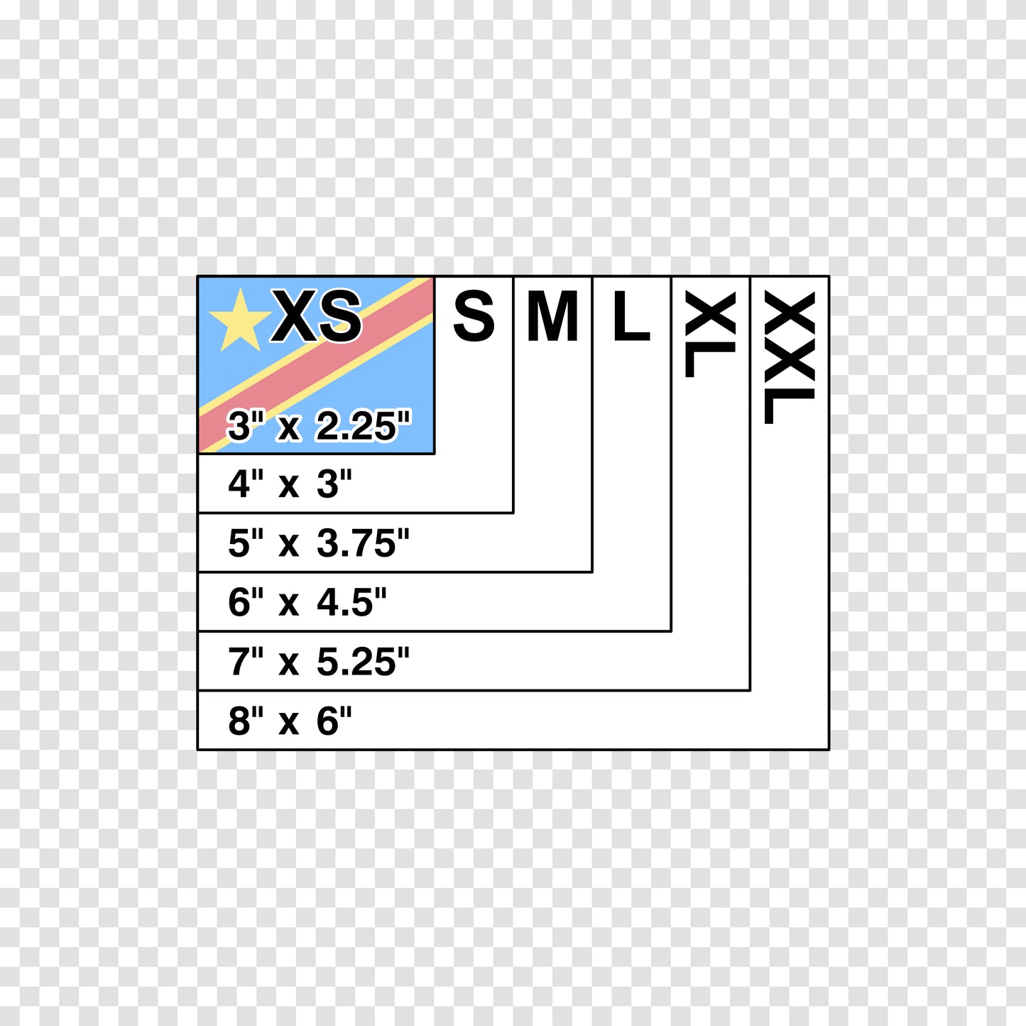 DR Congo Flag Sticker