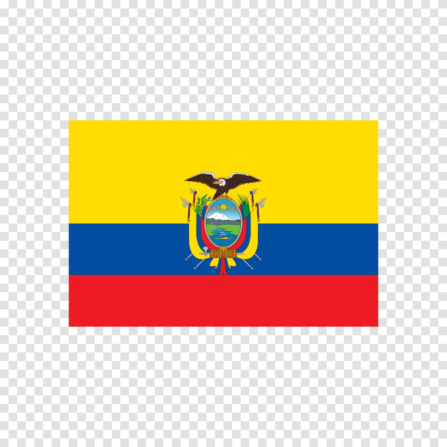 Ecuador Flag Sticker