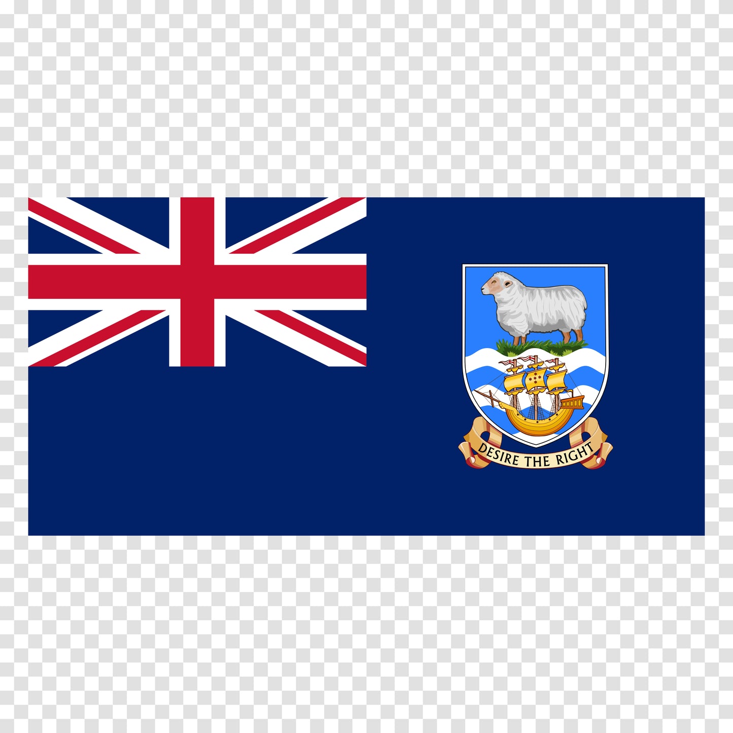Falkland Island Flag Sticker
