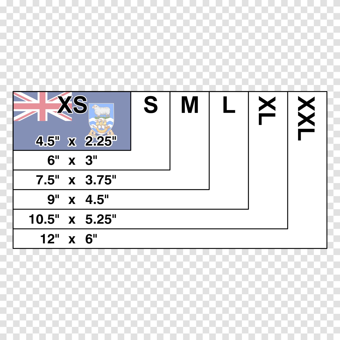 Falkland Island Flag Sticker