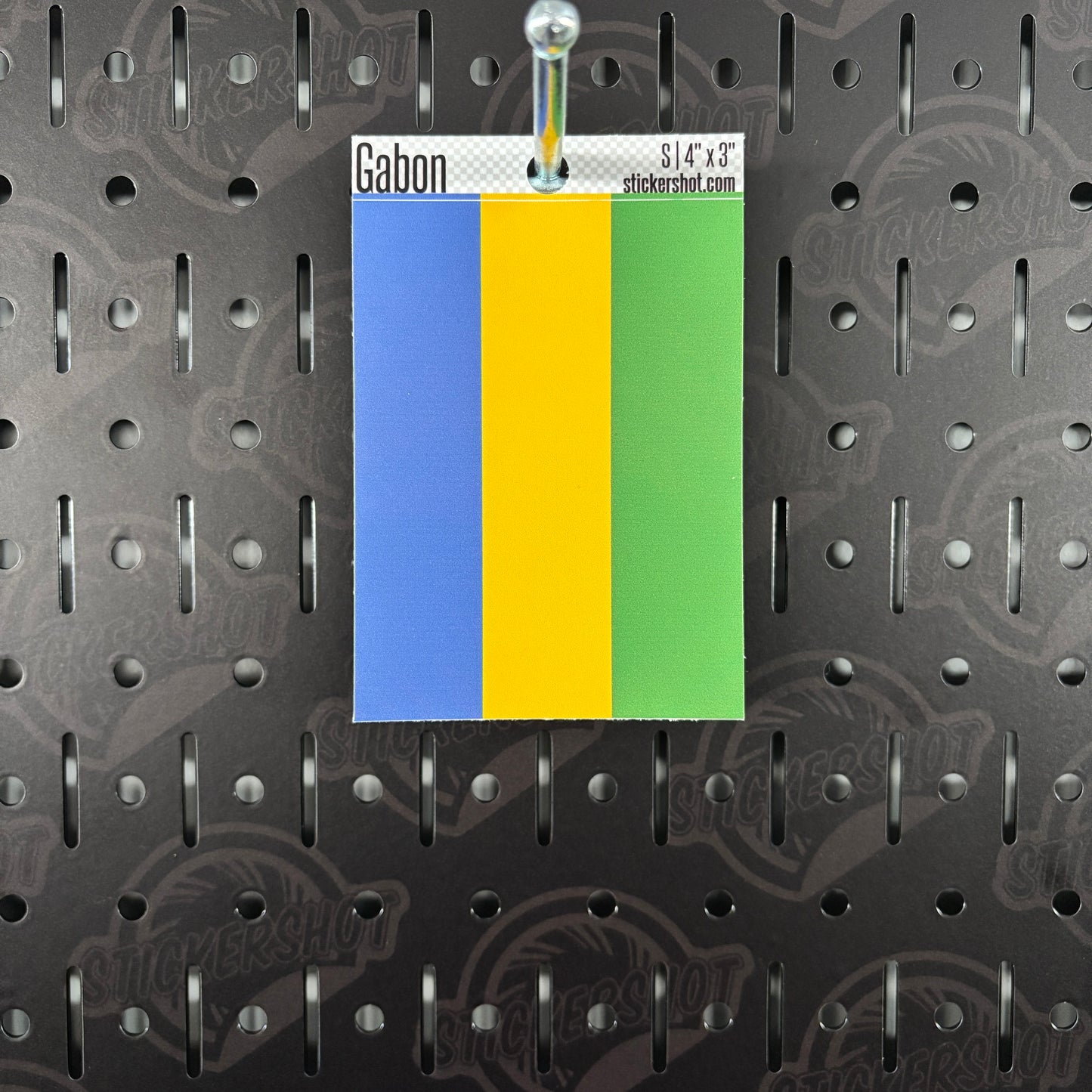 Gabon Flag Sticker