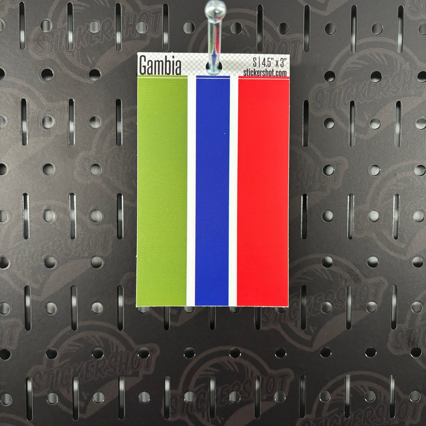 Gambia Flag Sticker