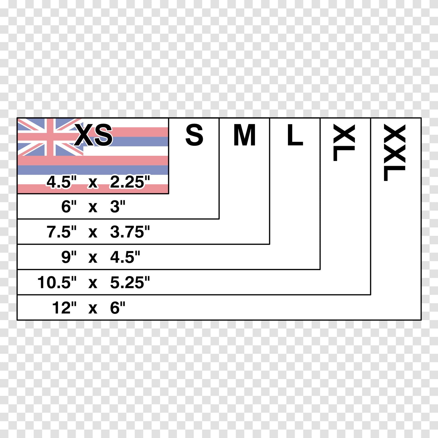 Hawaii State Flag Sticker