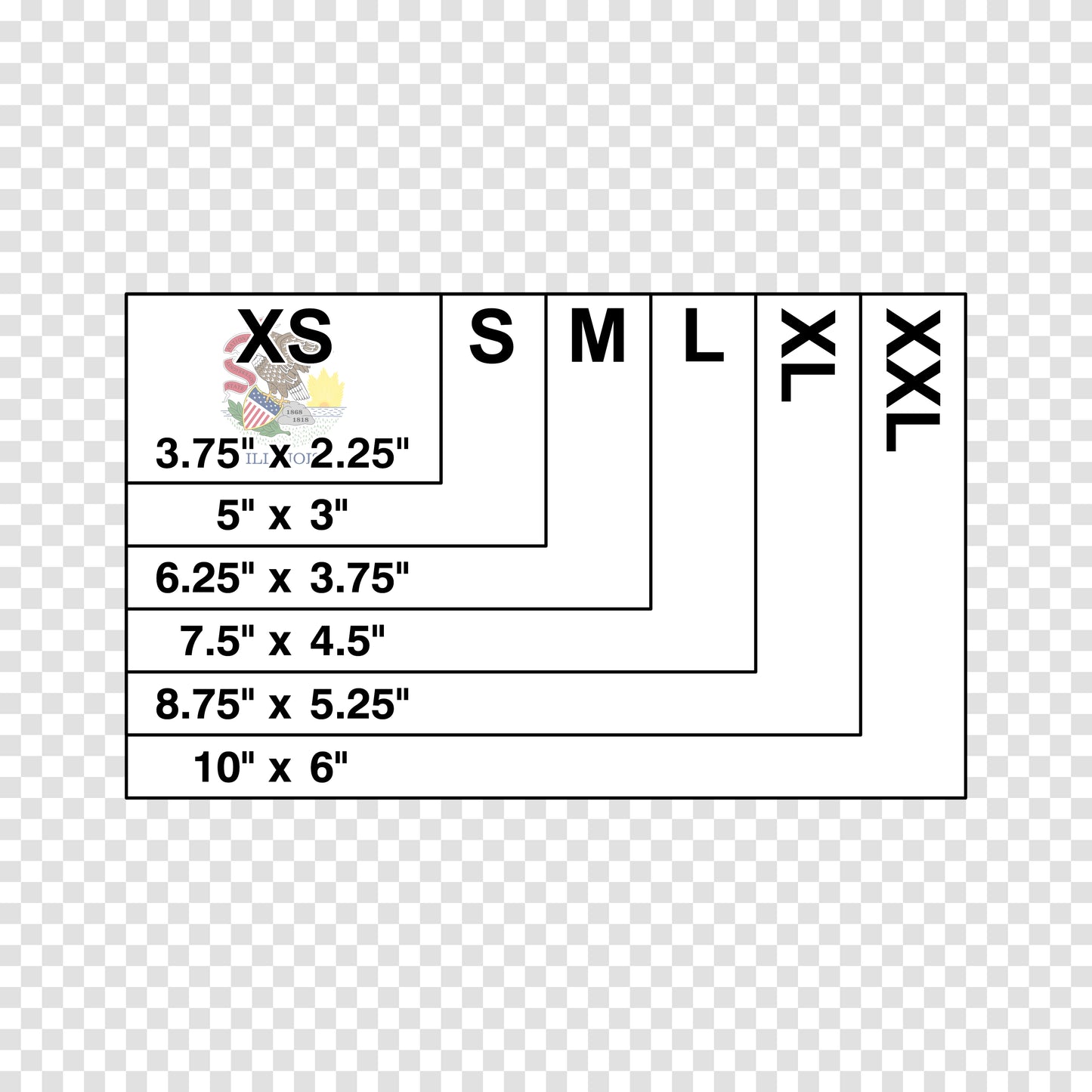 Illinois State Flag Sticker