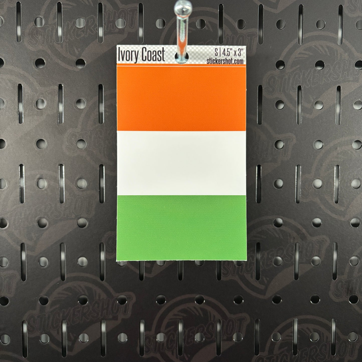 Ivory Coast Flag Sticker