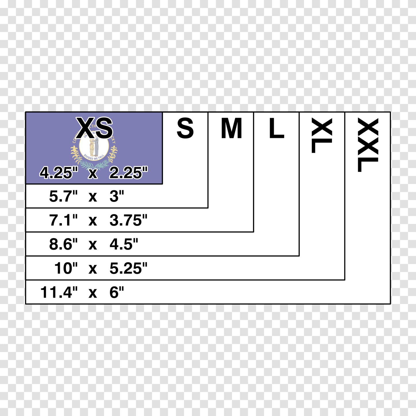 Kentucky State Flag Sticker
