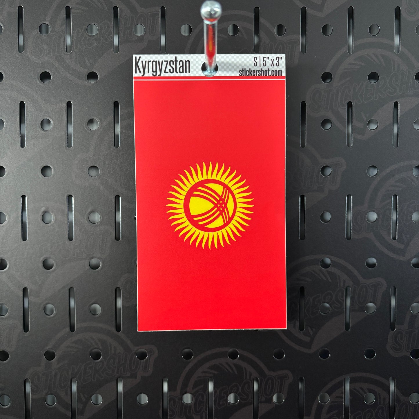 Kyrgyzstan Flag Sticker