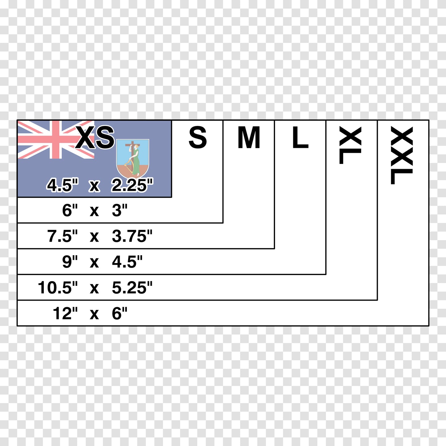 Montserrat Flag Sticker