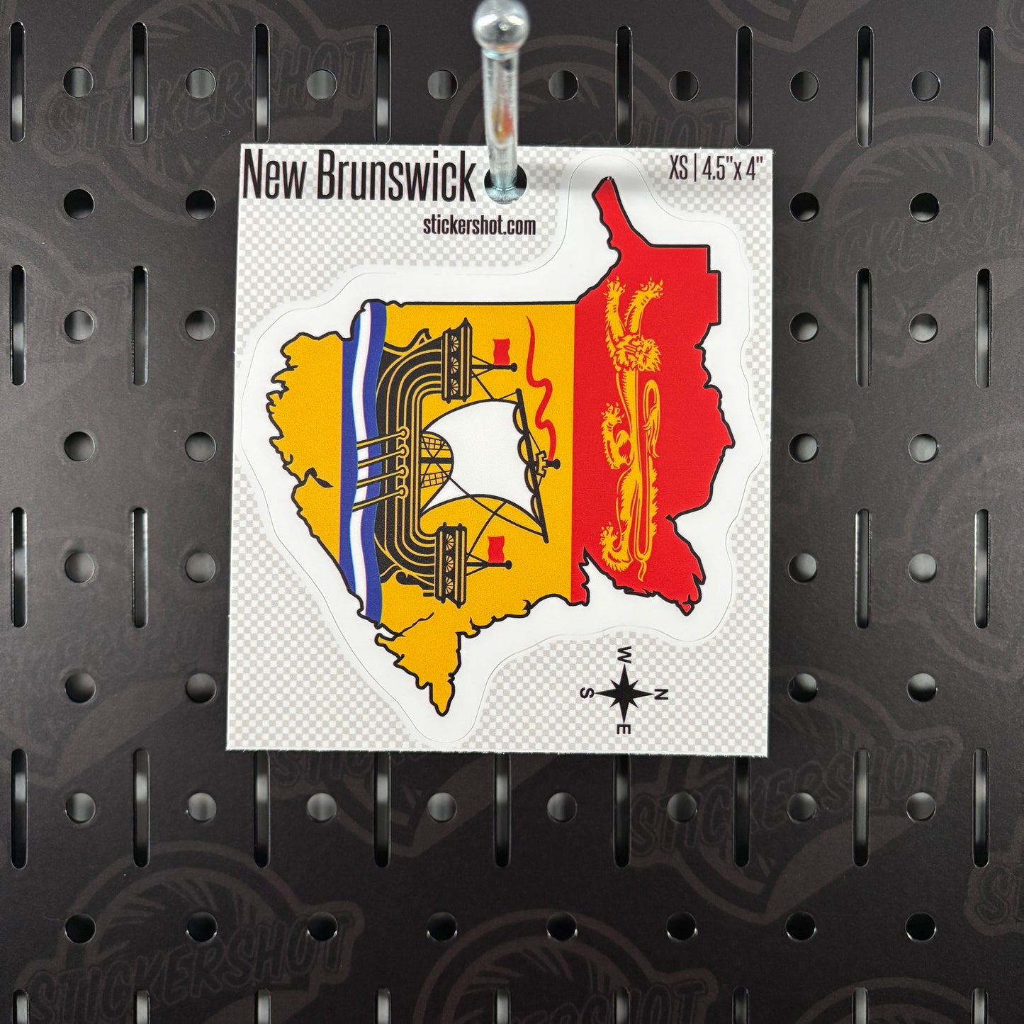 New Brunswick Outline Sticker
