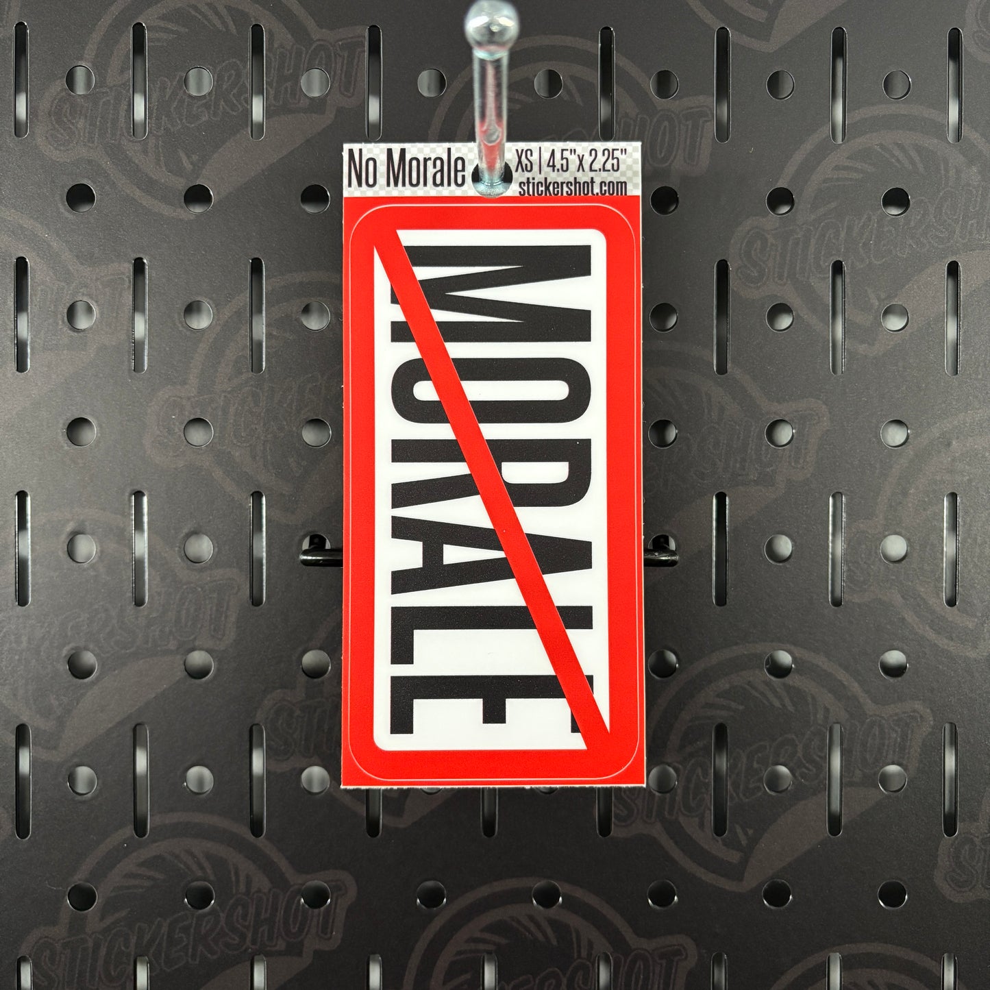 NO Morale Sticker