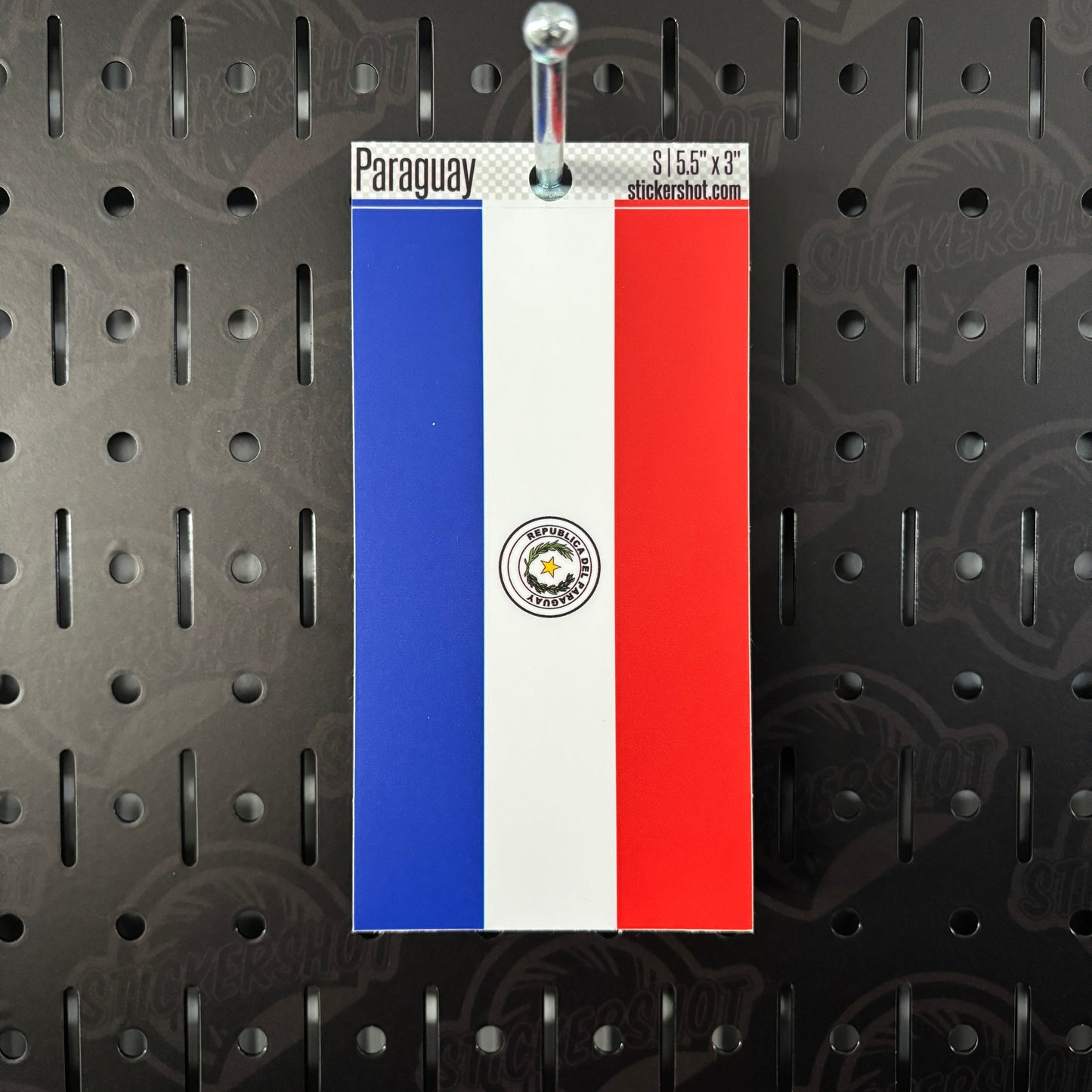 Paraguay Flag Sticker