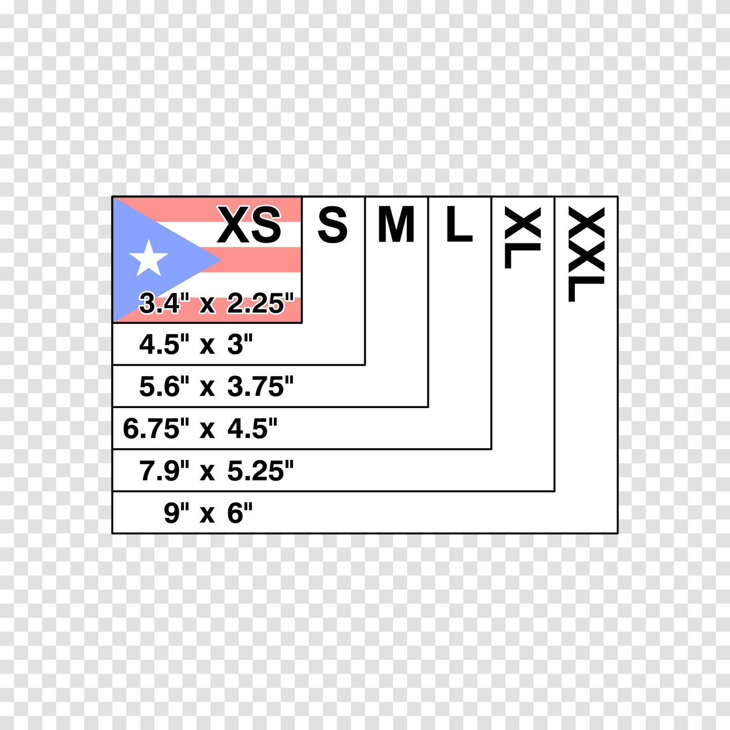 Puerto Rico Flag Sticker
