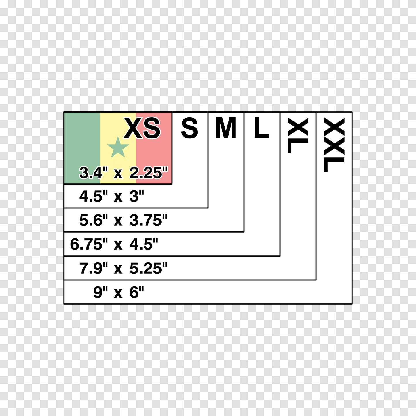 Senegal Flag Sticker
