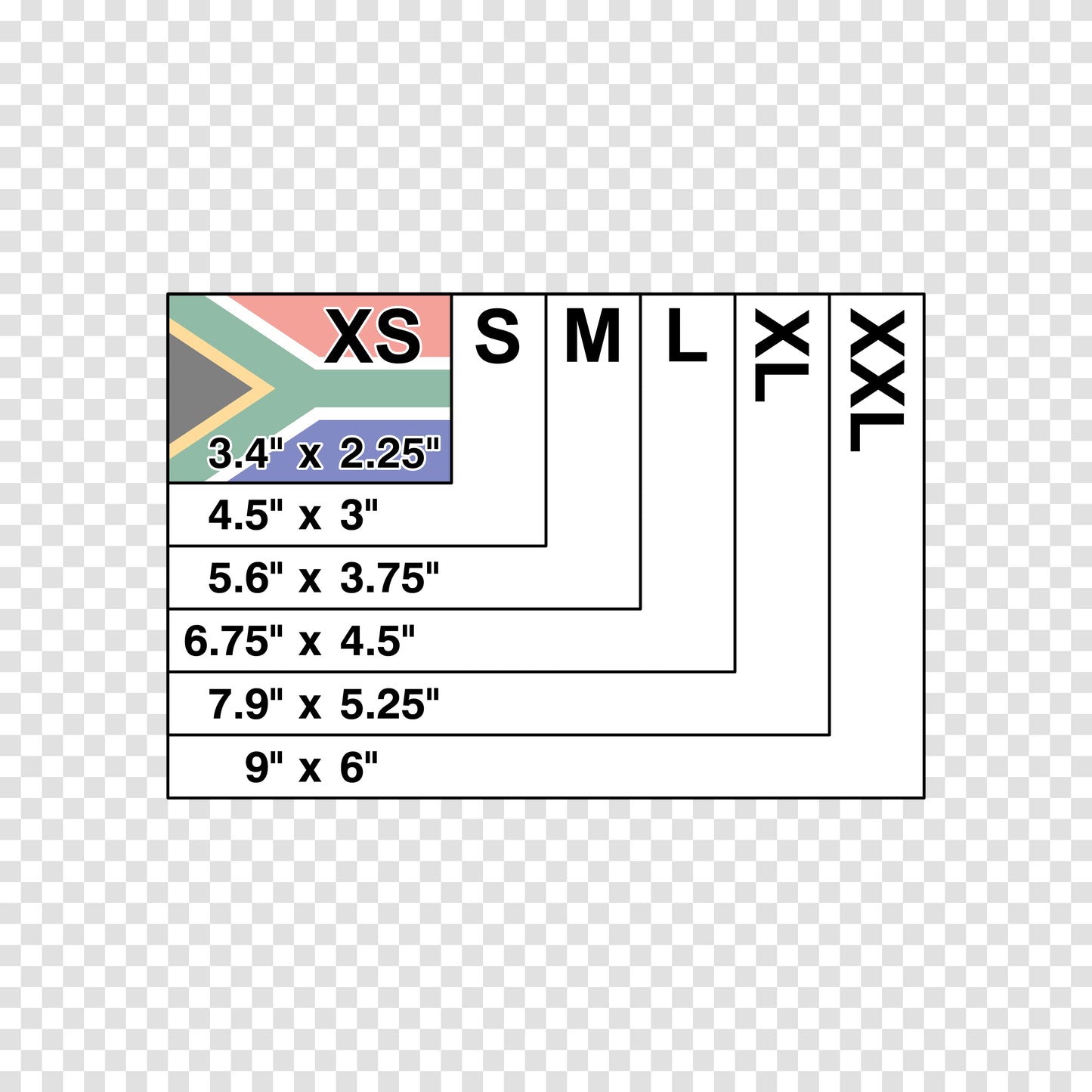 South Africa Flag Sticker