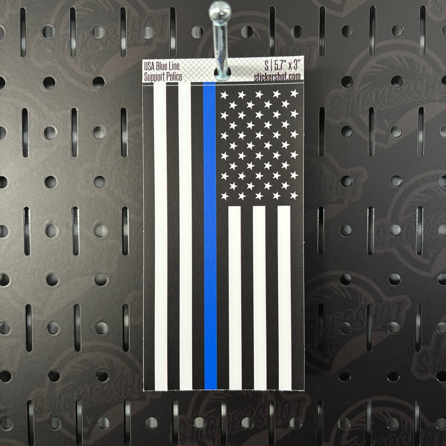 USA Blue Line Flag Sticker