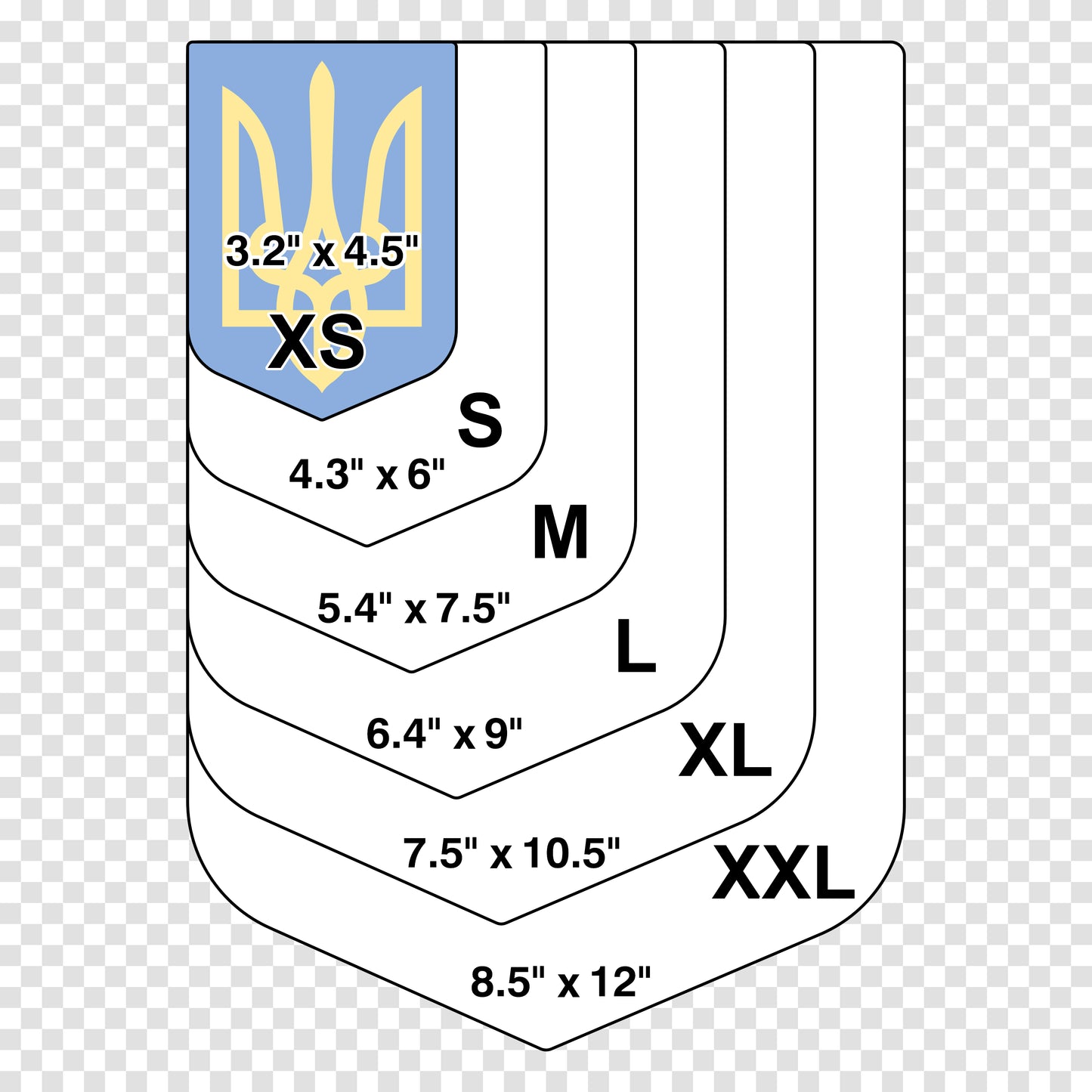 Ukraine Coat of Arms Sticker