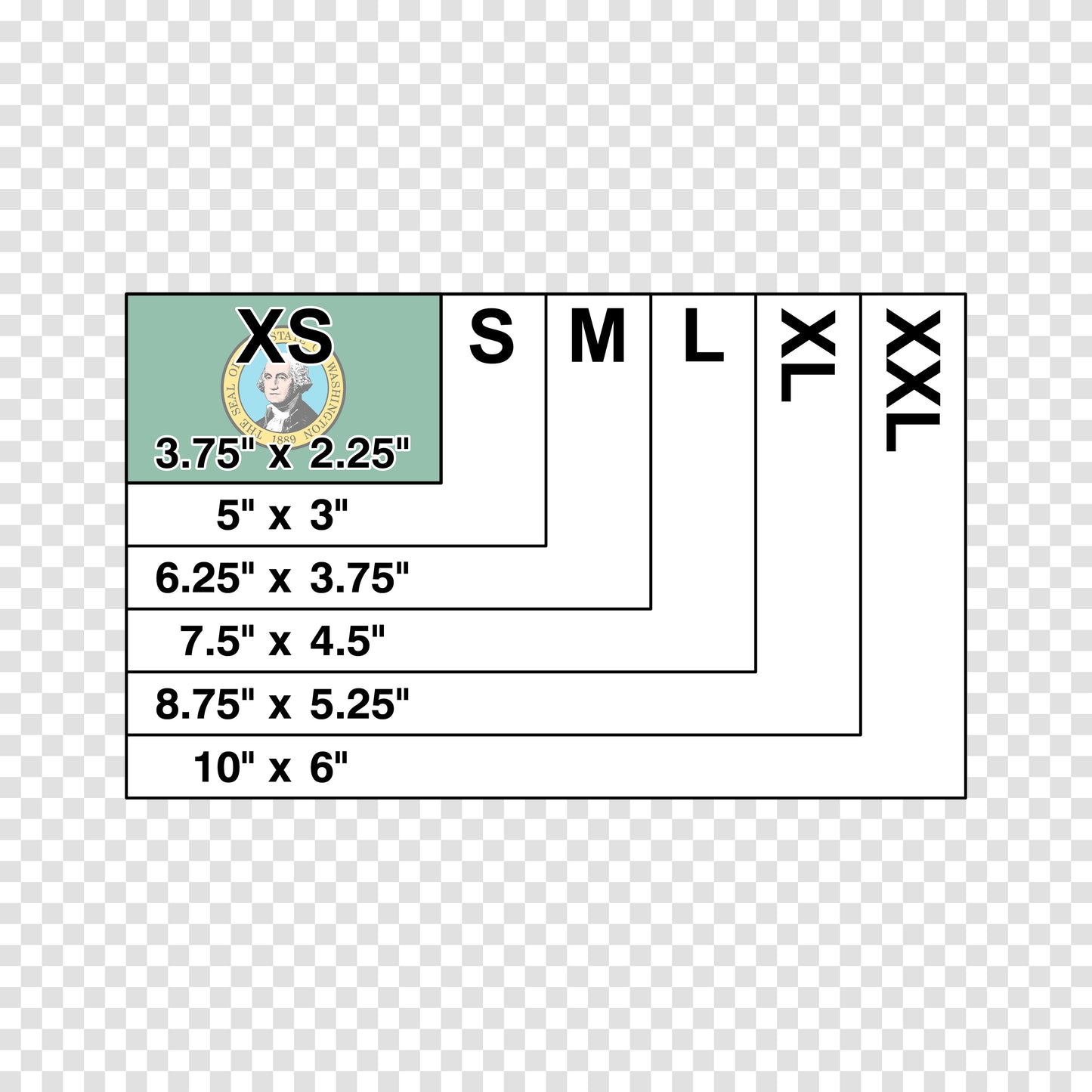 Washington State Flag Sticker