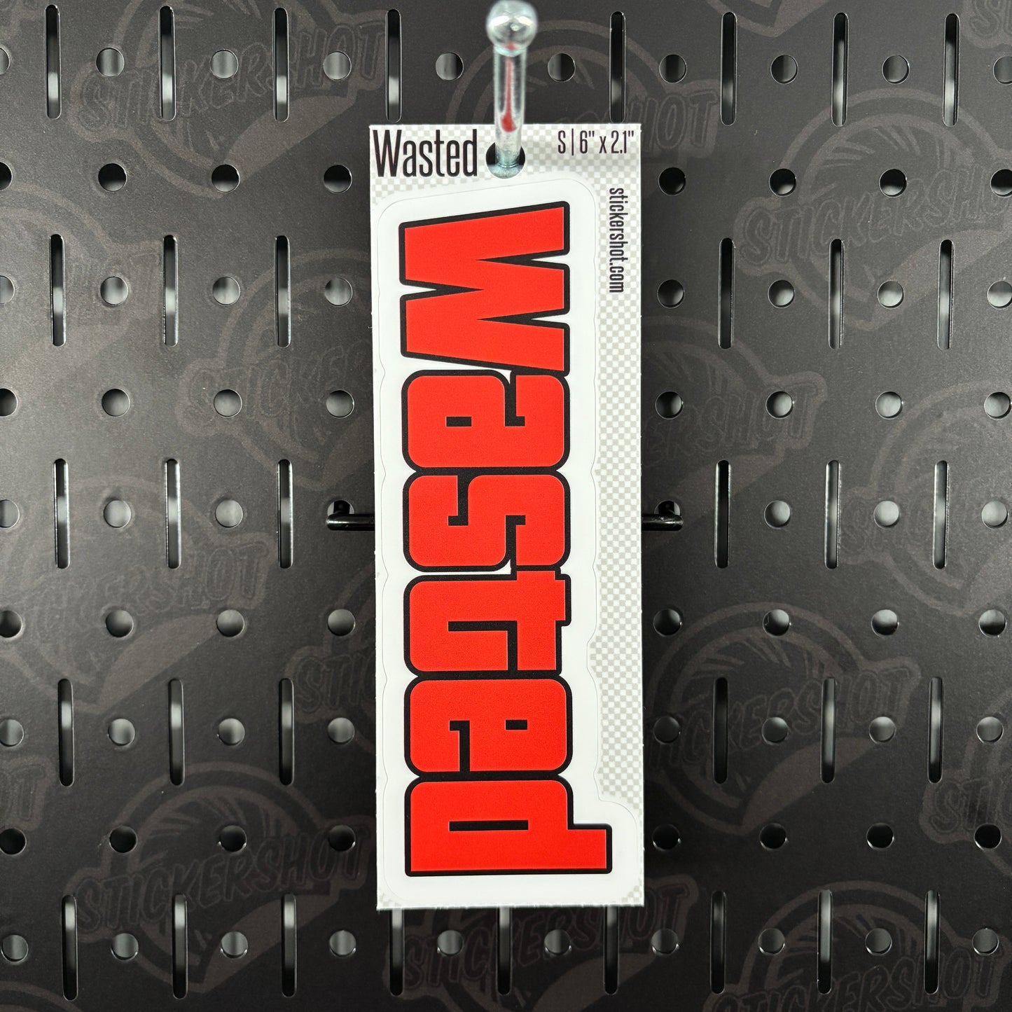 Wasted Sticker