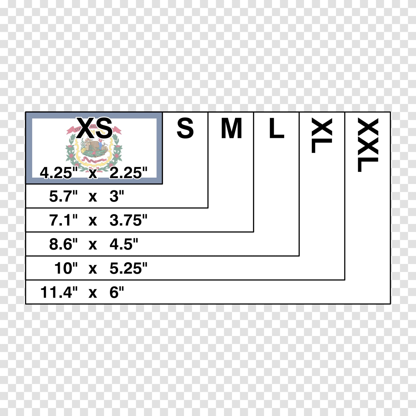 West Virginia State Flag Sticker