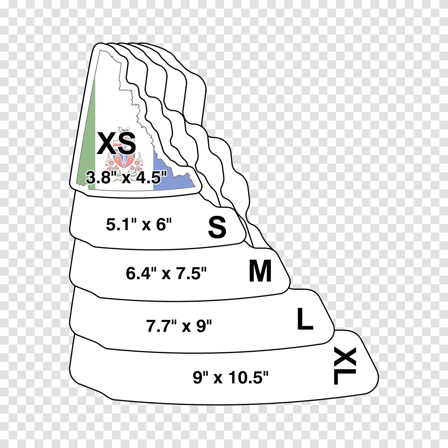 Yukon Outline Sticker