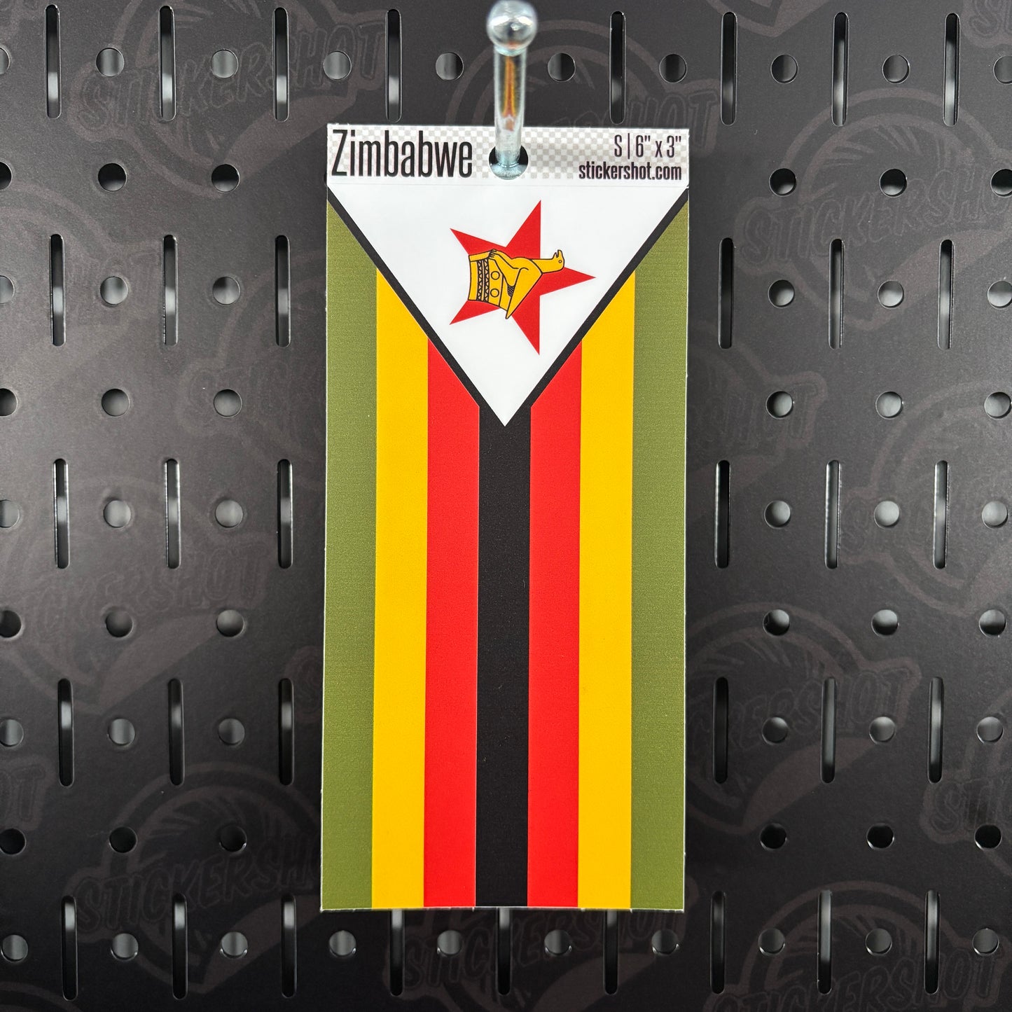 Zimbabwe Flag Sticker