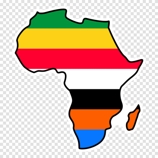 Africa Colors Sticker