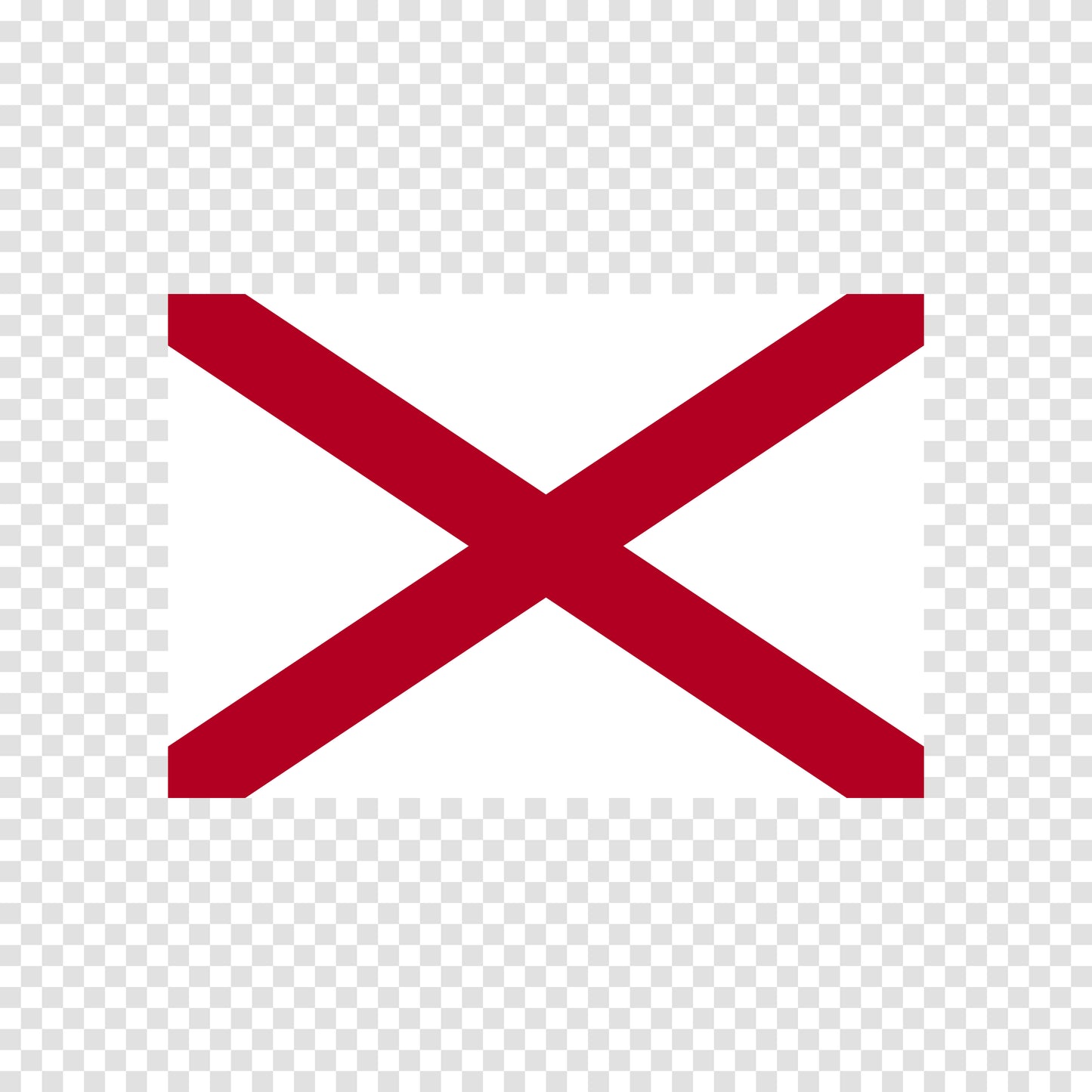 Alabama State Flag Sticker