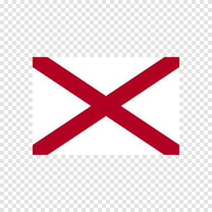 Alabama State Flag Sticker