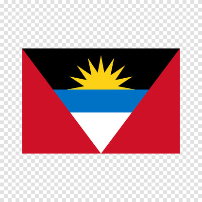 Antigua and Barbuda Flag Sticker