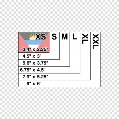 Antigua and Barbuda Flag Sticker