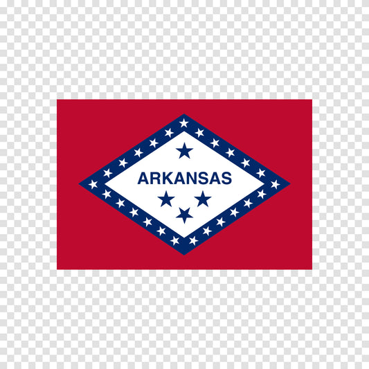 Arkansas State Flag Sticker