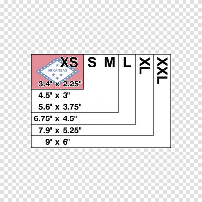 Arkansas State Flag Sticker