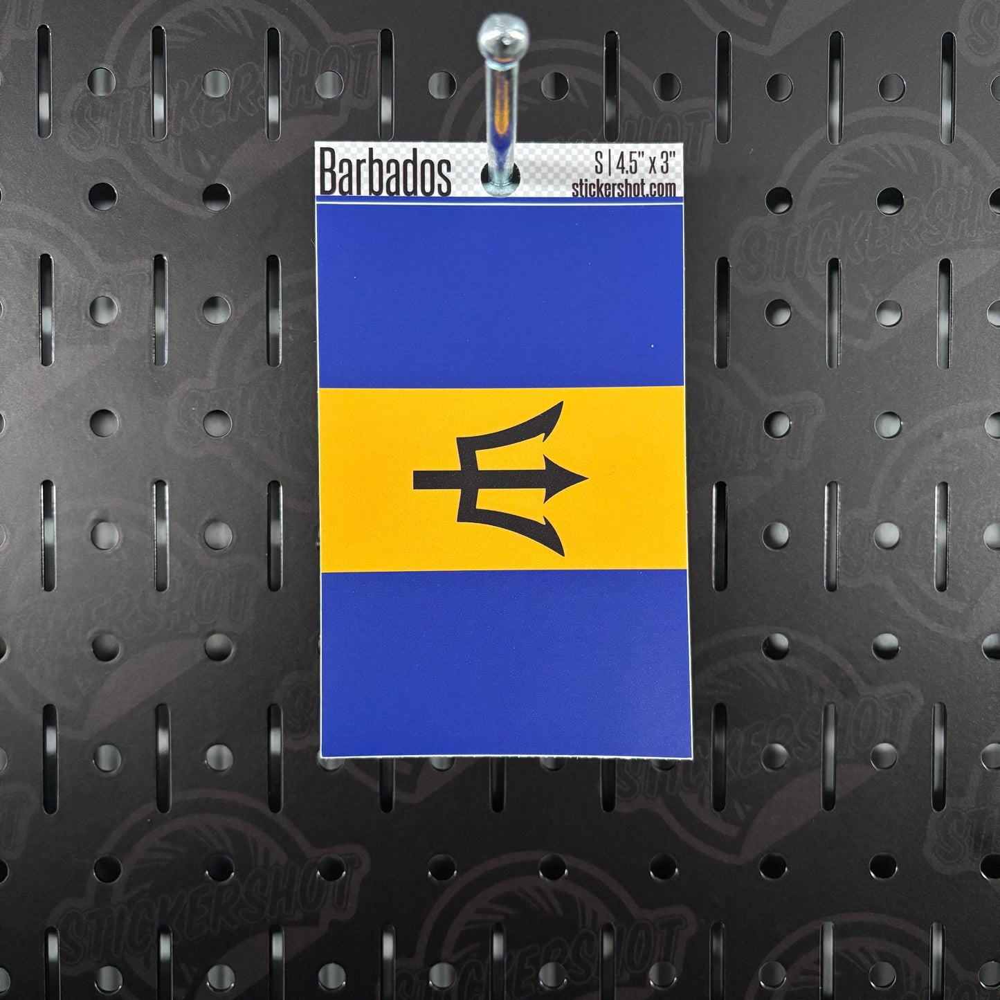 Barbados Flag Sticker