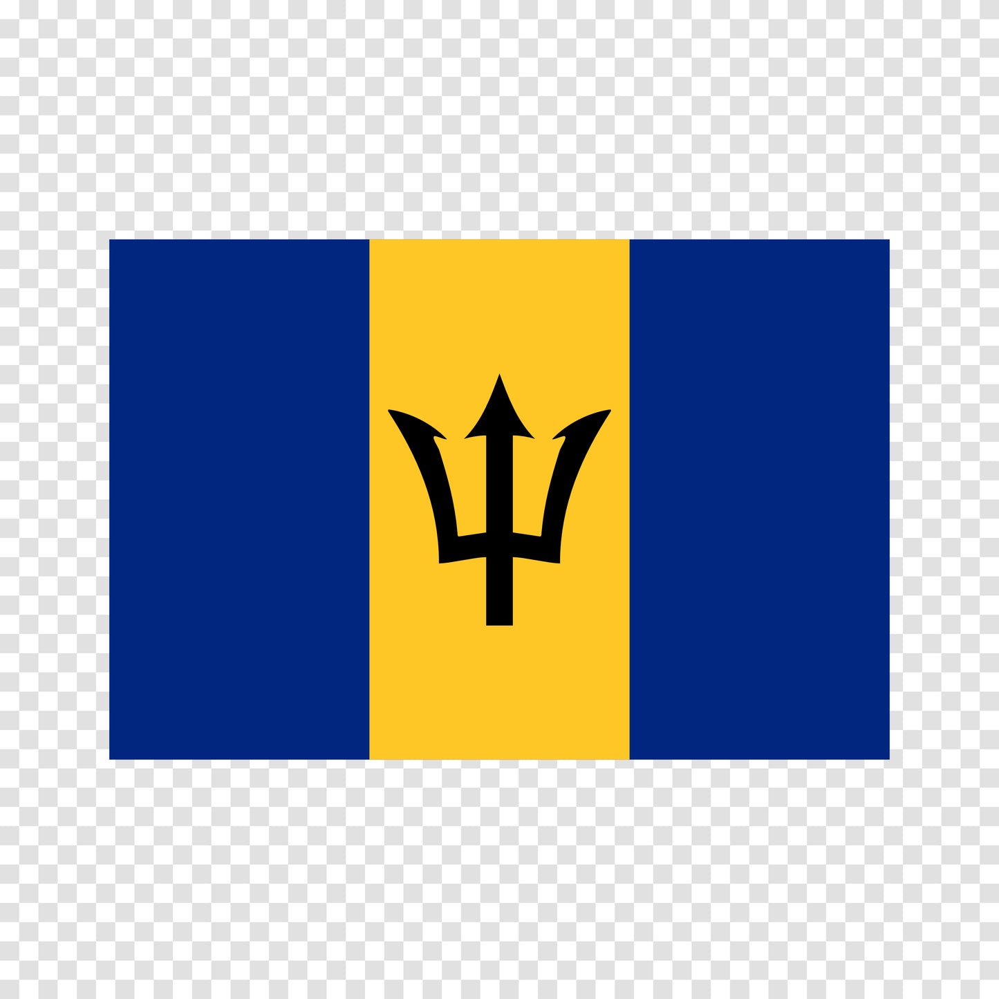Barbados Flag Sticker