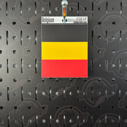 Belgium Flag Sticker