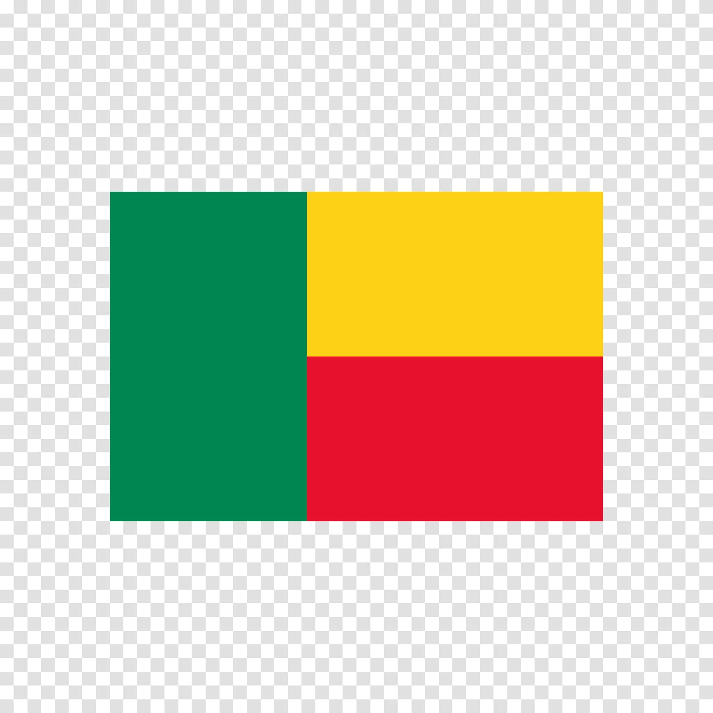 Benin Flag Sticker