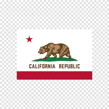 California State Flag Sticker